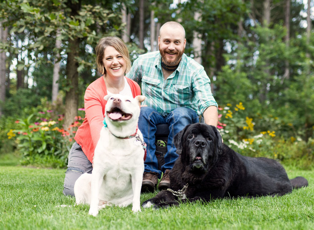 Carolyn with her family